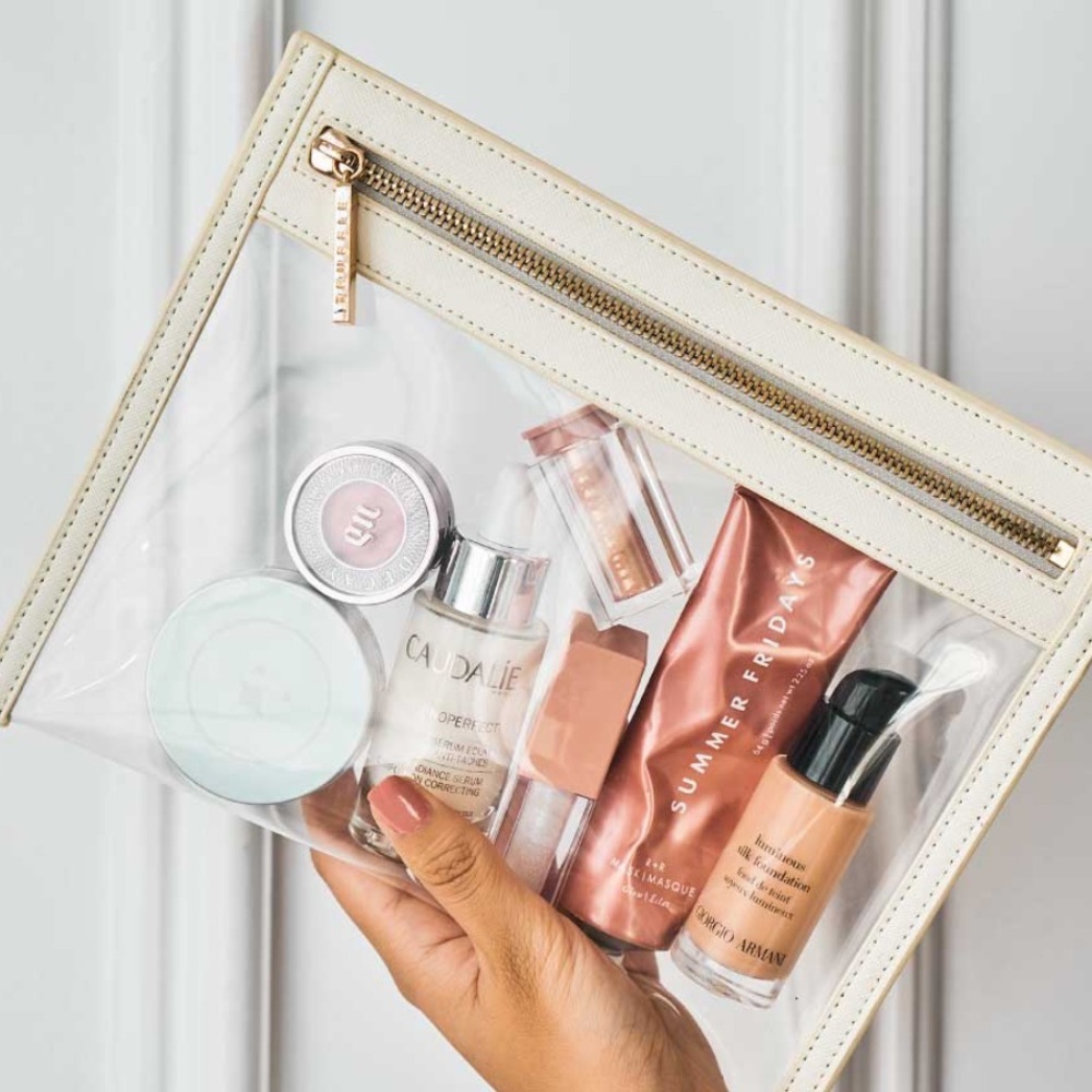 Truffle Clarity Clutch Small